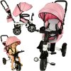 Trike Fix V3 háromkerekű 3in1 tricikli 360 forgatható - rózsaszínű