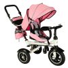 Trike Fix V3 háromkerekű 3in1 tricikli 360 forgatható - rózsaszínű