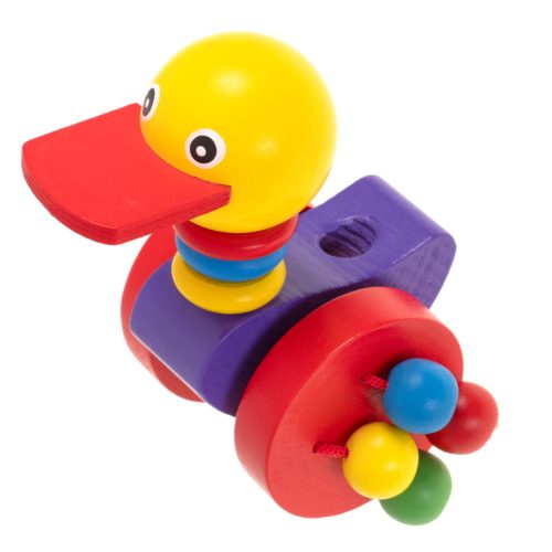 Tologatós fa kacsa kerekekkel