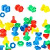 Építőkockák oktatási montessori csavarok 30 elem