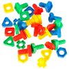 Építőkockák oktatási montessori csavarok 30 elem