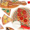 Pizza fa játékkészlet tartozékokkal
