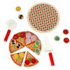 Pizza fa játékkészlet tartozékokkal