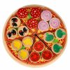 Pizza fa játékkészlet tartozékokkal