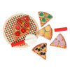 Pizza fa játékkészlet tartozékokkal