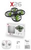 Syma X26 Akadályelkerülés RC Drón 2.4Ghz fejnélküli