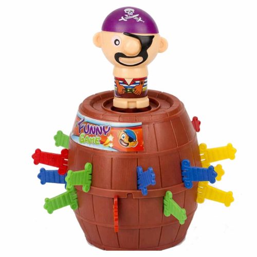 Mad Pirate hordós arcade játék Döfd meg a kalózt 9 x 9 x 12,5 cm