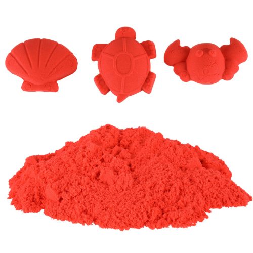 Kinetikus homok 1kg zacskóban piros