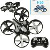 JJRC H36 mini 2.4GHz 4CH 6 tengelyes RC drón, fekete