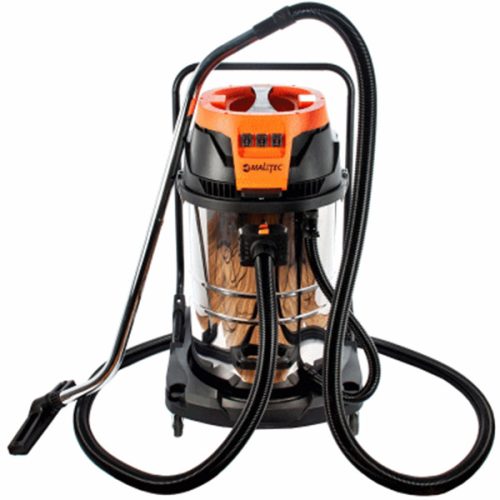 Maltec TurboVac ML3600W ipari porszívó – 80L inox tartály, 3000W, folyadékszívó funkcióval