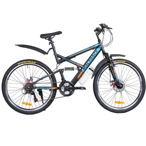 MalTrack MTB 26" Fekete Kék Narancs