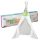 MalPlay Indián tipi játszósátor gyerekeknek, 100x100x150 cm, stabil fa kerettel