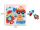 Fából készült Montessori járműves puzzle gyerekeknek – 30x30 cm