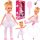 MalPlay Darlene balerina játékbaba hajkefével és nyaklánccal 29 cm