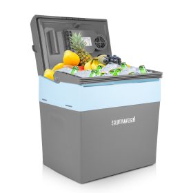   Autós hűtőláda 12V 230V – Sunwaal MasterCold hordozható utazóhűtő hűtés és fűtés funkcióval, 25L