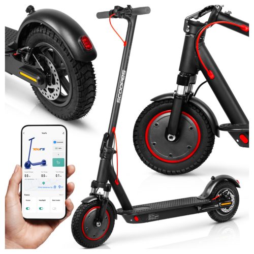 Elektromos roller E-Cruise 350W – 30-35 km hatótáv, 10” kerék, applikációval