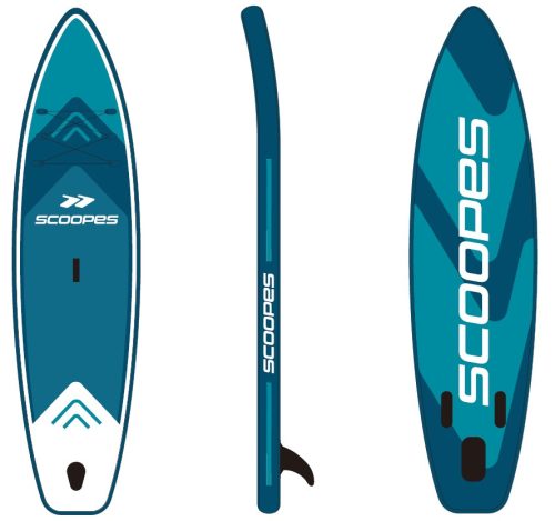 Felfújható SUP deszka VELO 320 cm – Kék paddleboard szett 150 kg-ig