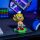 Sonic the hedgehog Super Sonic fülhallgató Earbud tartó 11 cm