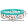 Felfújható medence 102x25cm - BESTWAY Tengeri állatok