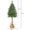 Havas műfenyő törzzsel - gyémánt fenyő 180cm