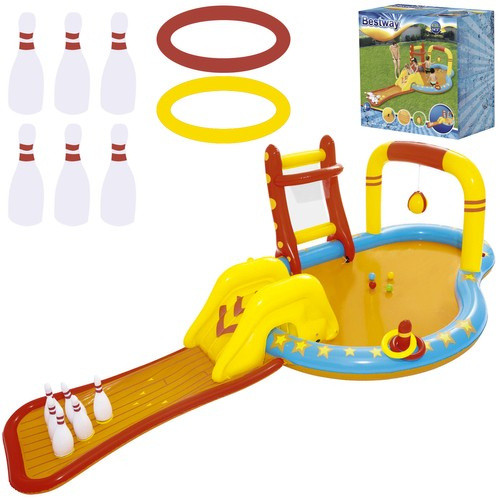 Felfújható vízi játszótér 435x213x117cm BESTWAY 53068