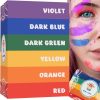 Színes Holi por fotózásokhoz és bulikhoz - 6x100g készlet