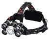 Trizand Nagy fényerejű fejlámpa 5 LED T6 CREE