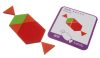Oktató tangram kirakó - fa mozaik geometriai alakzatok