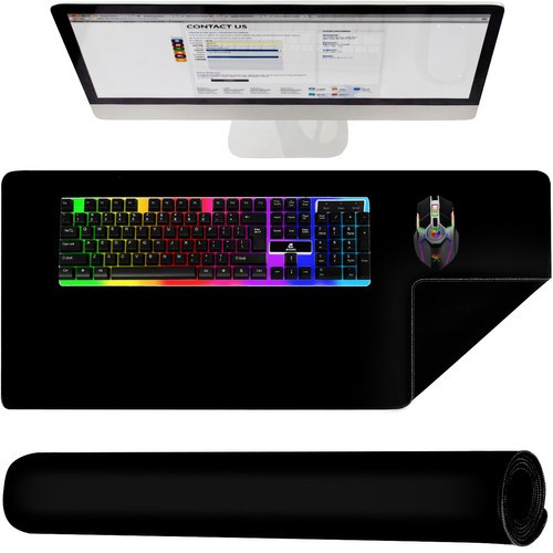 Egér és billentyűzetpad - 90 cm fekete