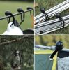 10 darabos ponyva, napvitorla rögzítő gumi készlet golyóval