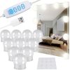 10 db LED Sminktükör világítás