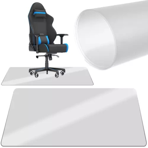 Padlóvédő plexi szék alá 90x130cm - tejfehér RUHHY