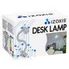 Asztali lámpa klipszel - fehér Izoxis