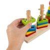 Montessori Fa Szivárvány torony rakosgató játék