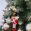 Diótörő karácsonyfa dísz készlet - 5 db