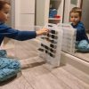 Játékautó tároló táska átlátszó - 46 kisautónak, Kruzzel