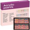 Akril festék készlet 24 db - egyenként 12ml Maaleo 20363