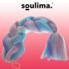 Szintetikus haj ombre kék/lila Soulima