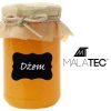 Öntapadós fekete befőttes üveg címkék + toll Malatec