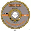 Fémvágó flex korong készlet - 50 db Bigstren