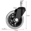 Irodai szék kerék készlet- 5 db Malatec 22077