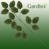 Műanyag rózsa levelek 47cm - 12 db-os készlet Gardlov