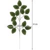 Műanyag rózsa levelek 47cm - 12 db-os készlet Gardlov
