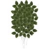 Műanyag rózsa levelek 47cm - 12 db-os készlet Gardlov