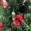 Fából készült karácsonyfa díszek - 30 db 