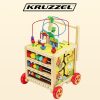 6 az 1 ben Fából készült járássegítő és Oktató kocka 