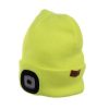 Winter hat with flashlight - yellow Trizand 22664