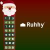 Felakasztható filc Adventi naptár 24 zsebbel Ruhhy
