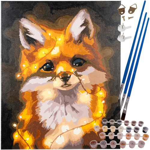 Számfestő készlet 40x50cm - Maaleo Róka
