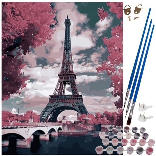 Számfestő készlet 40x50cm- Maaleo Eiffel torony